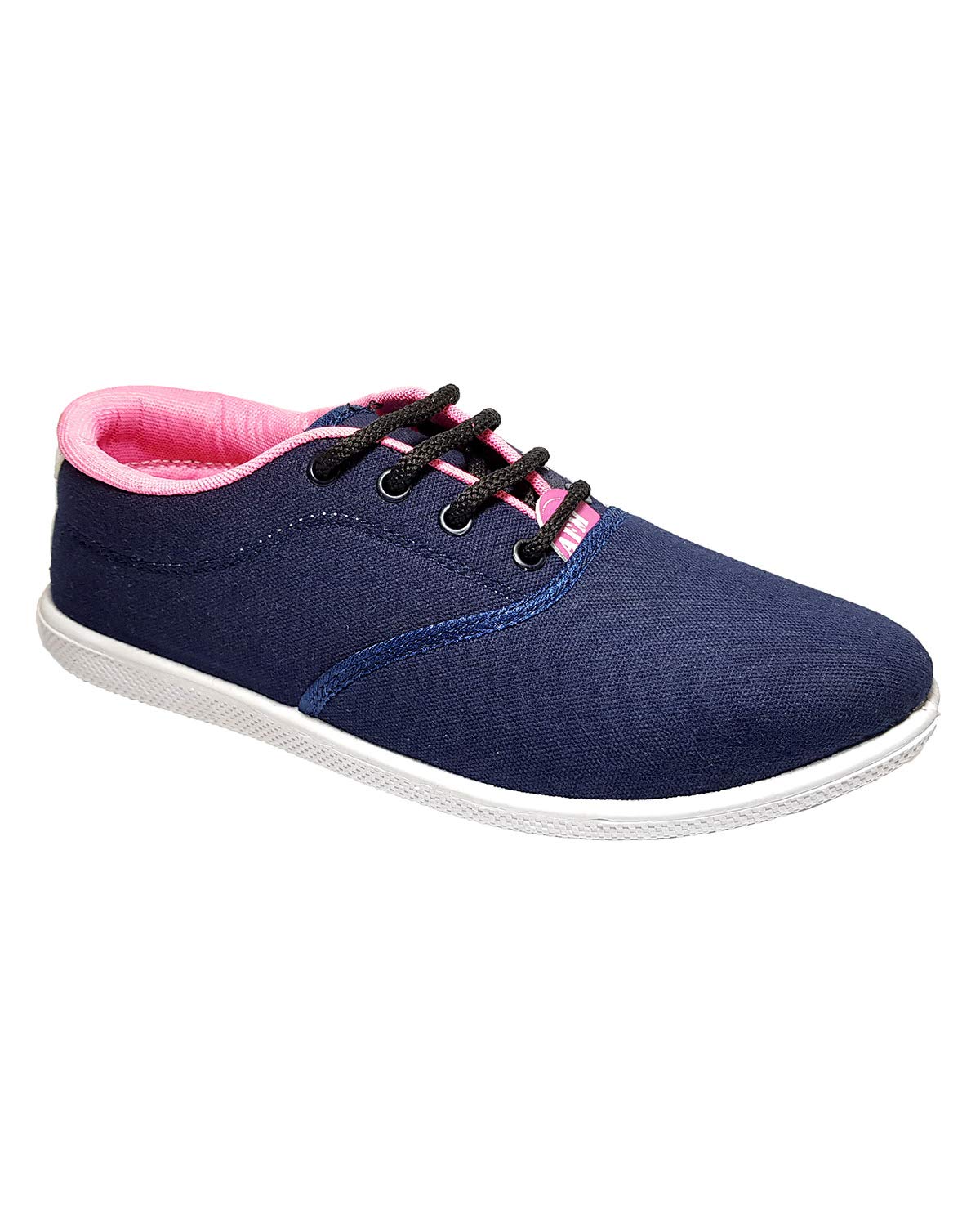 Longwalk Women and Girls Canvas Casual Shoes Sneakers Multi Colors Pink/Blue (B083Y1HRRX) Amazon Price History, Amazon Price Tracker