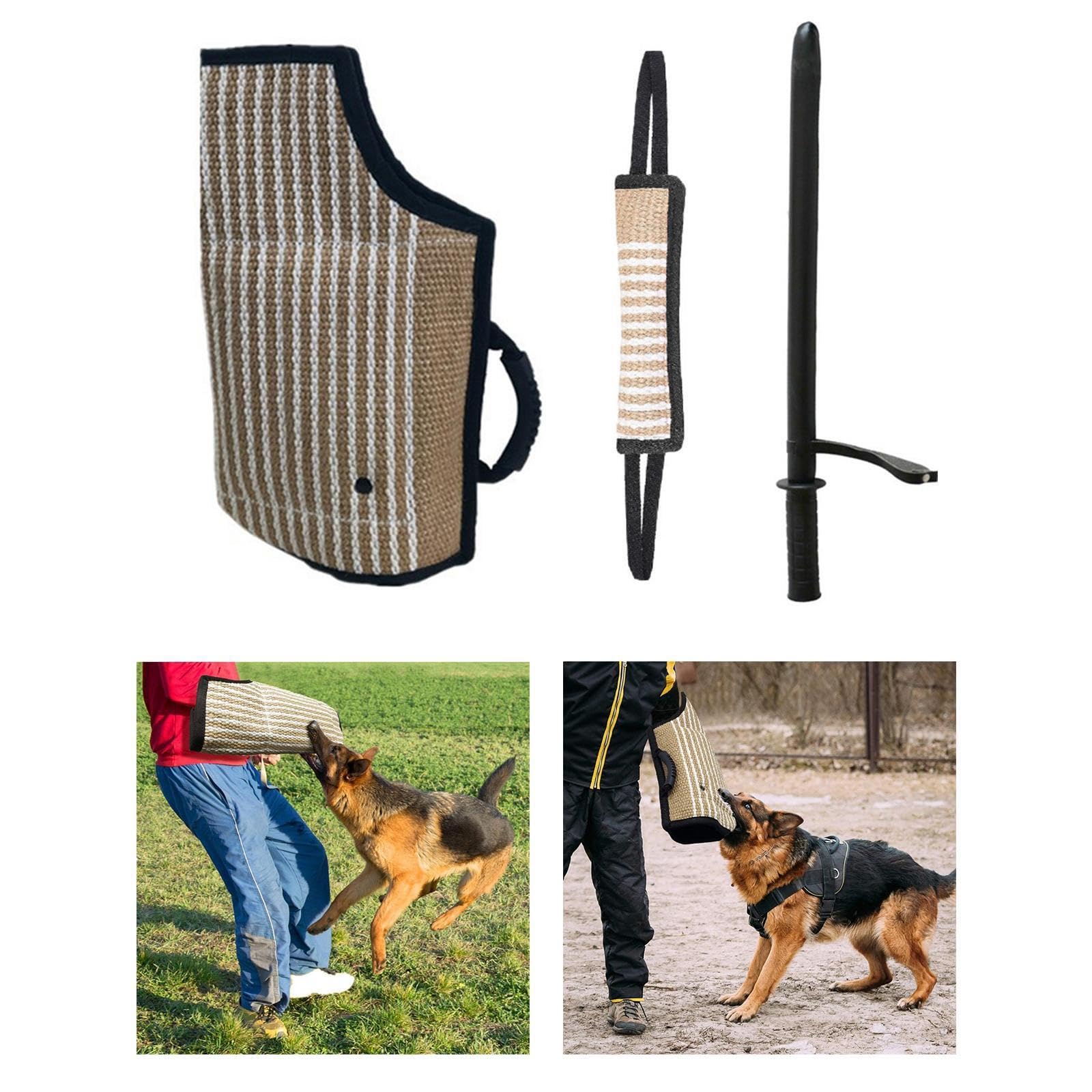 Manga para morder Perros Manga para Brazo mordedor diseñada para Mayor Seguridad Durante el Entrenamiento Sesiones Atractivas con Palo de