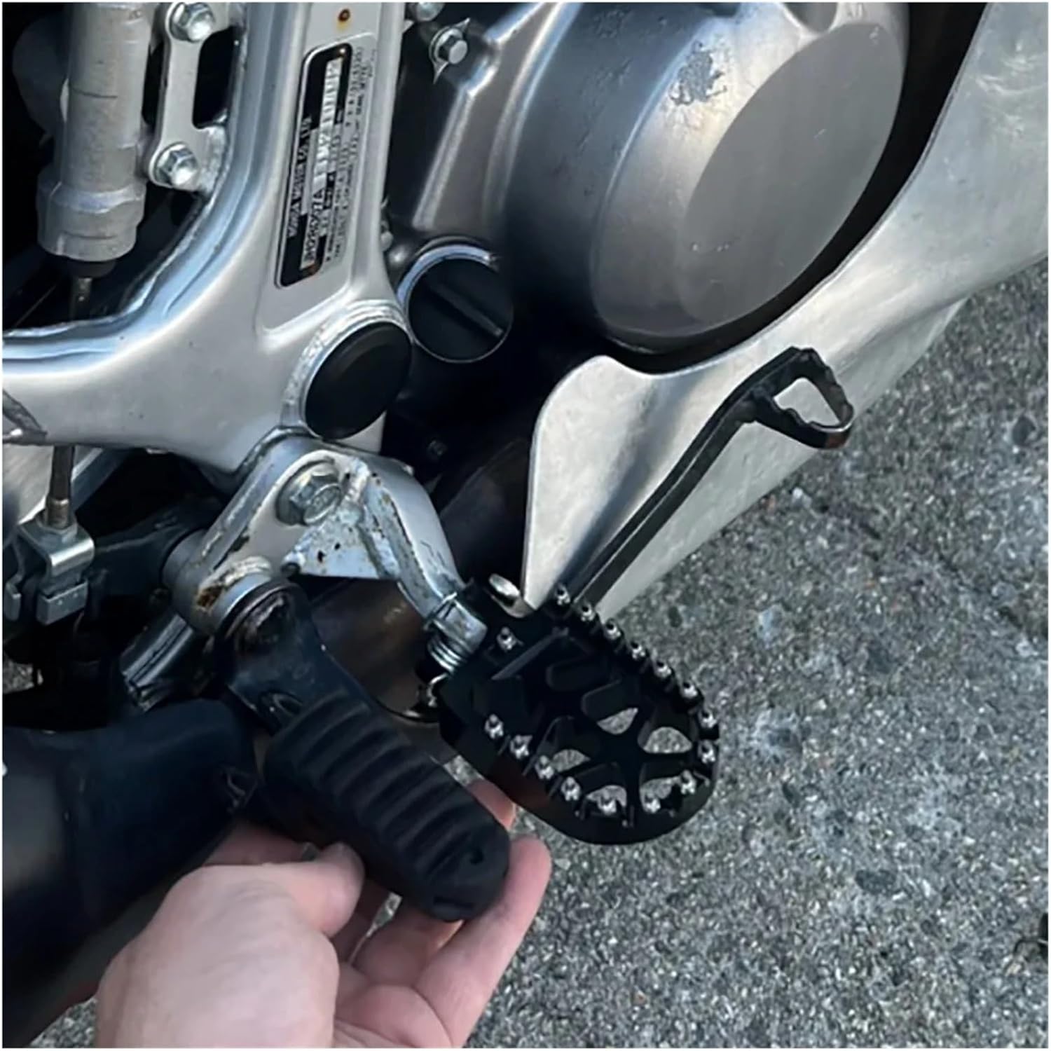 Fit For Honda XR600R 1989-2000 XR650L XR650R XR600 R L XR 650R 600R 600L Motorcycle Accessories FootRest Footpegs Floor Boards Pedal(4)