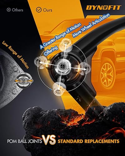 Miniatura 3 de Brazos de control superiores de 2-4 pulgadas para Silverado 1500Sierra 1500 2007-2018, kit de brazo de control de suspensión dynofit para Tahoe