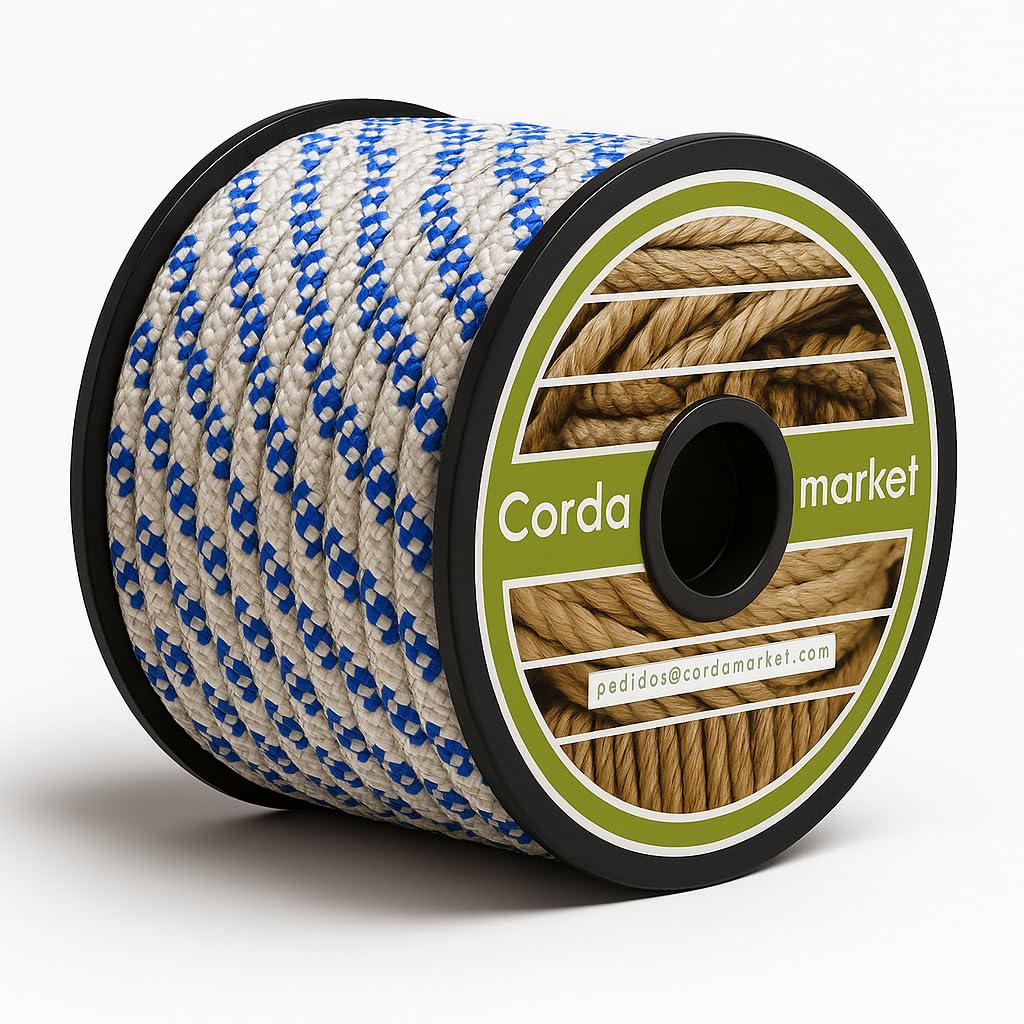 Corda Driza In Poliestere Cordamarket - 10mm, 25 Metri, Bianco, Per Nautica E Sport Acquatici - Foto 12