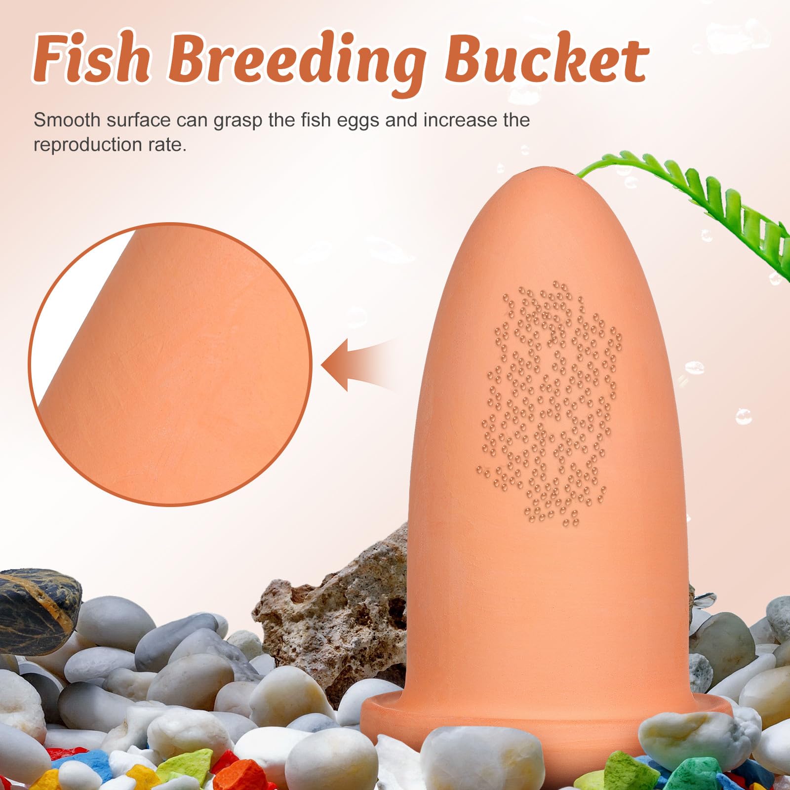 Cono de Desove para Peces y Ángeles de Barro, Filtro para Cría en Acuarios, Accesorio para Incubar Huevos de Peces en Acuarios — view 8