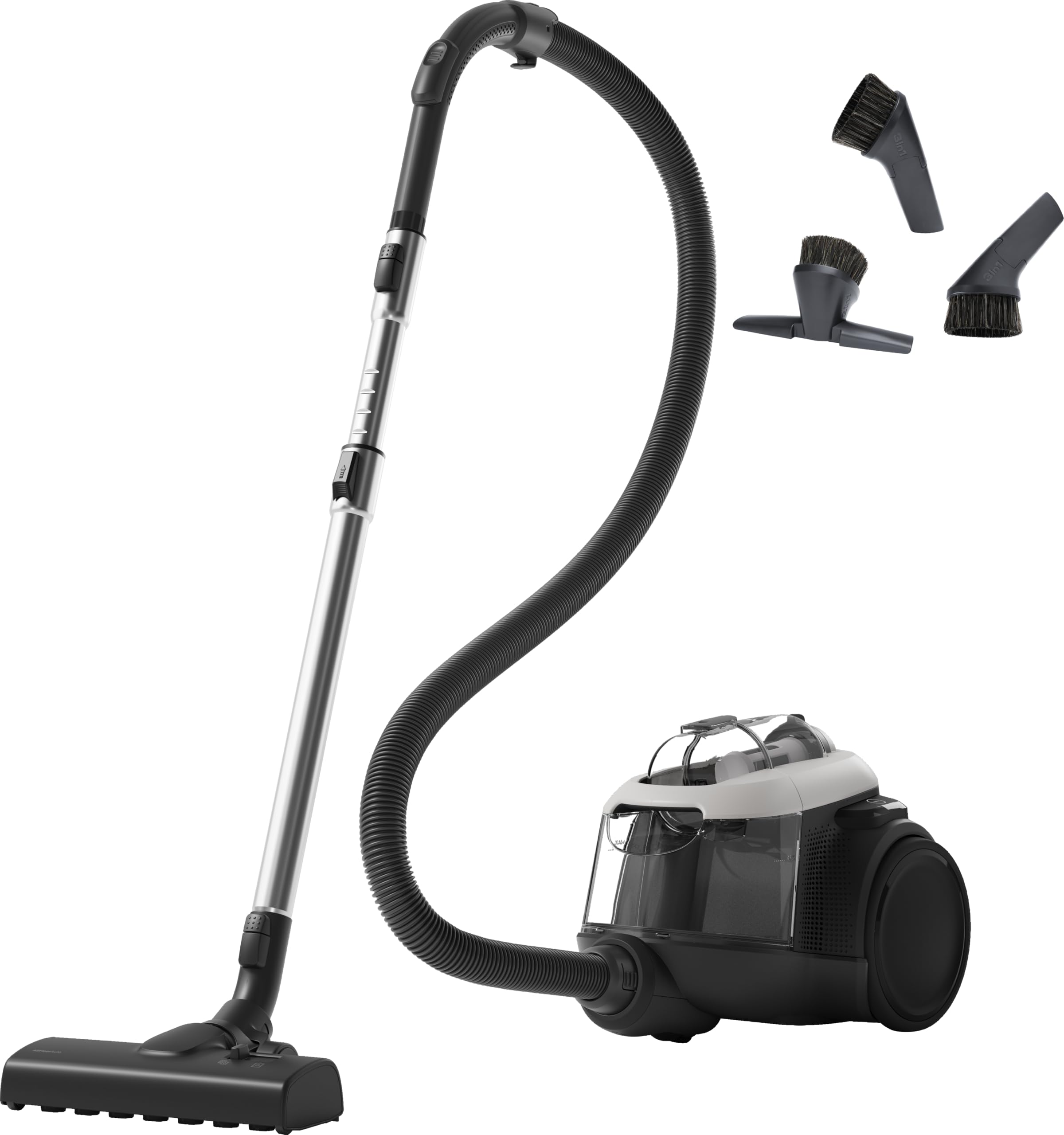 AEG CLEAN 6000 Aspirapolvere Senza Borsa, Bianco, Filtro HEPA, Per Tutti I Tipi Di Pavimento, Con Cavo, 230Volt, AllFloor AUTO Bocchetta Pavimento e Bocchetta Multifunzionale 3 in 1, 7,03 kg, 1,6