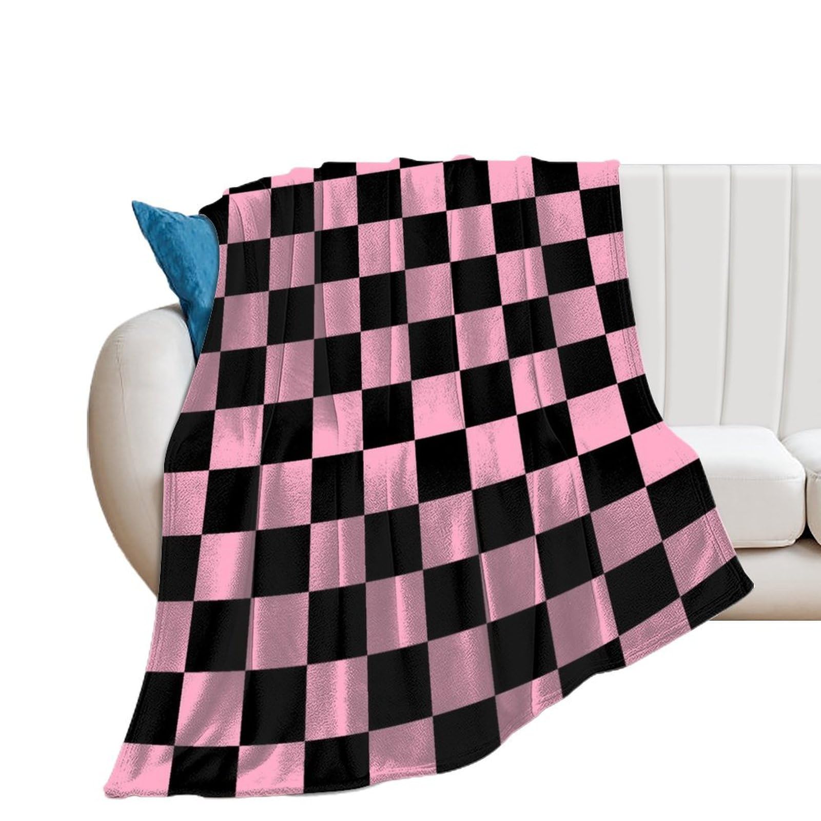 Plaid doux pour frissons nocturnes : couverture lavable et chaude pour canapé et lit