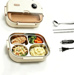 100W Detachable Wireless Lunch Box for Adults 27000mAh | 5-Side Rapid Heating, 45W Fast Charging, Reverse Charging, 100% Leak-Proof, Self-Heating