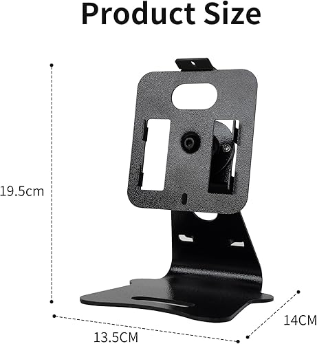 Miniatura 2 de shinar Metal Swivel and Tilt Stand for Echo Hub No Need Mounting Adjustable with 360 Degree Rotatable Desktop Mounting Bracket Stable Big Base