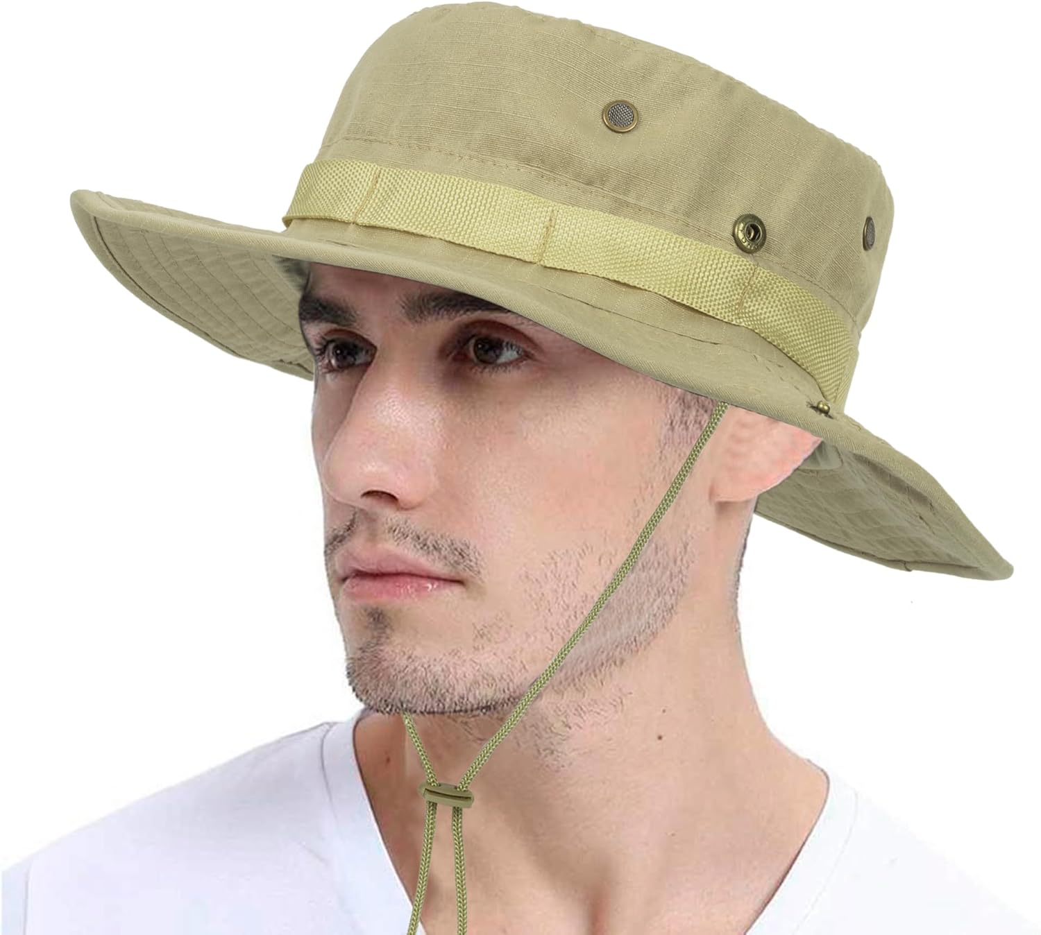 Sun-Fishing-Hats for Men Women Boonie Hat Foldable UV Protection Bucket Hats for Fishing Hiking Garden Safari - Image 8