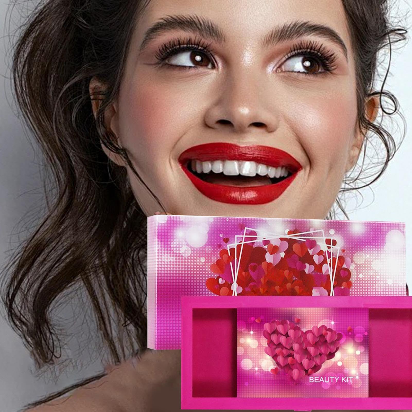 Kit De Maquillaje Set De Maquillaje Completo Para Rostro Ojos Y Labios | Paleta De Sombras De Ojos Rubor Lápiz Labial Y Brocha Para Viajes O Eventos