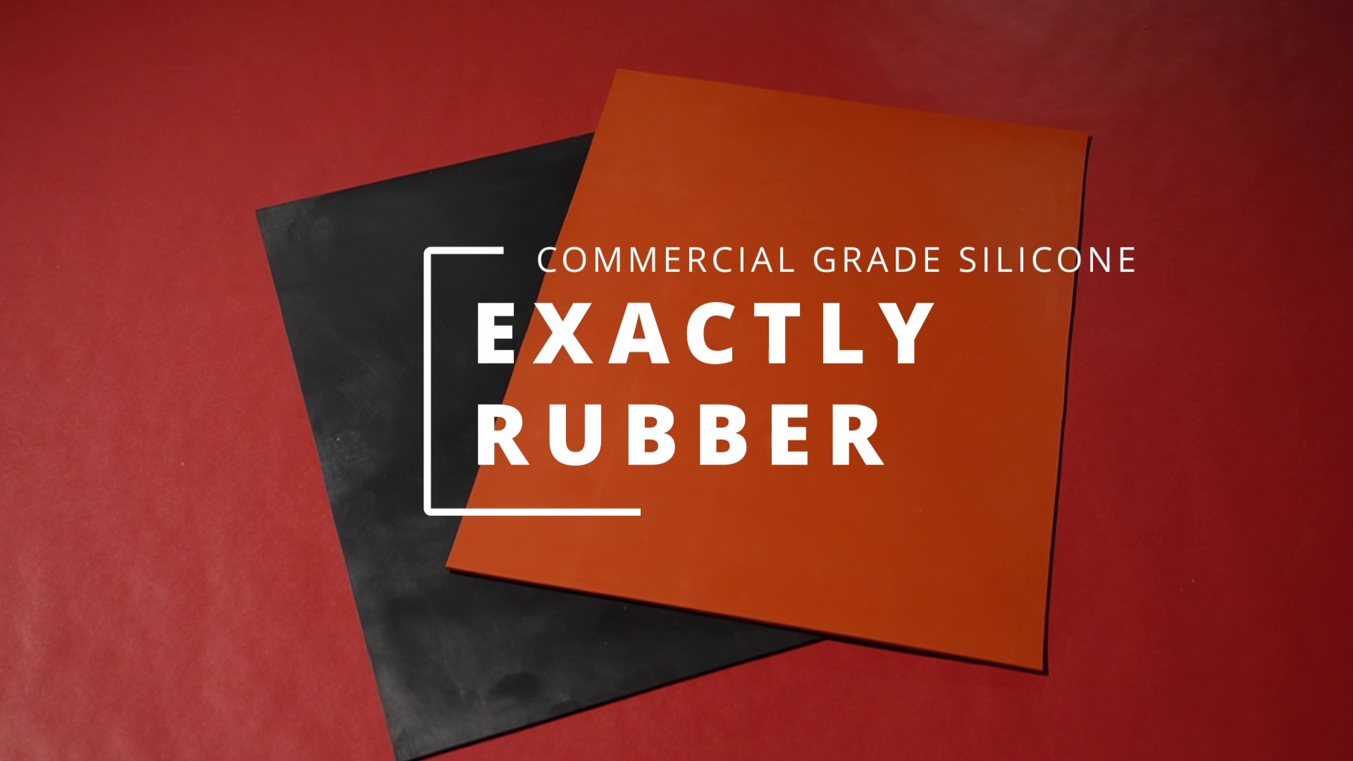 Image of Exactly Rubber Red Commercial Grade Silicone Sheet - 1 /64 x 12 inch x 18 inch 60A Durometer, Made in The USA