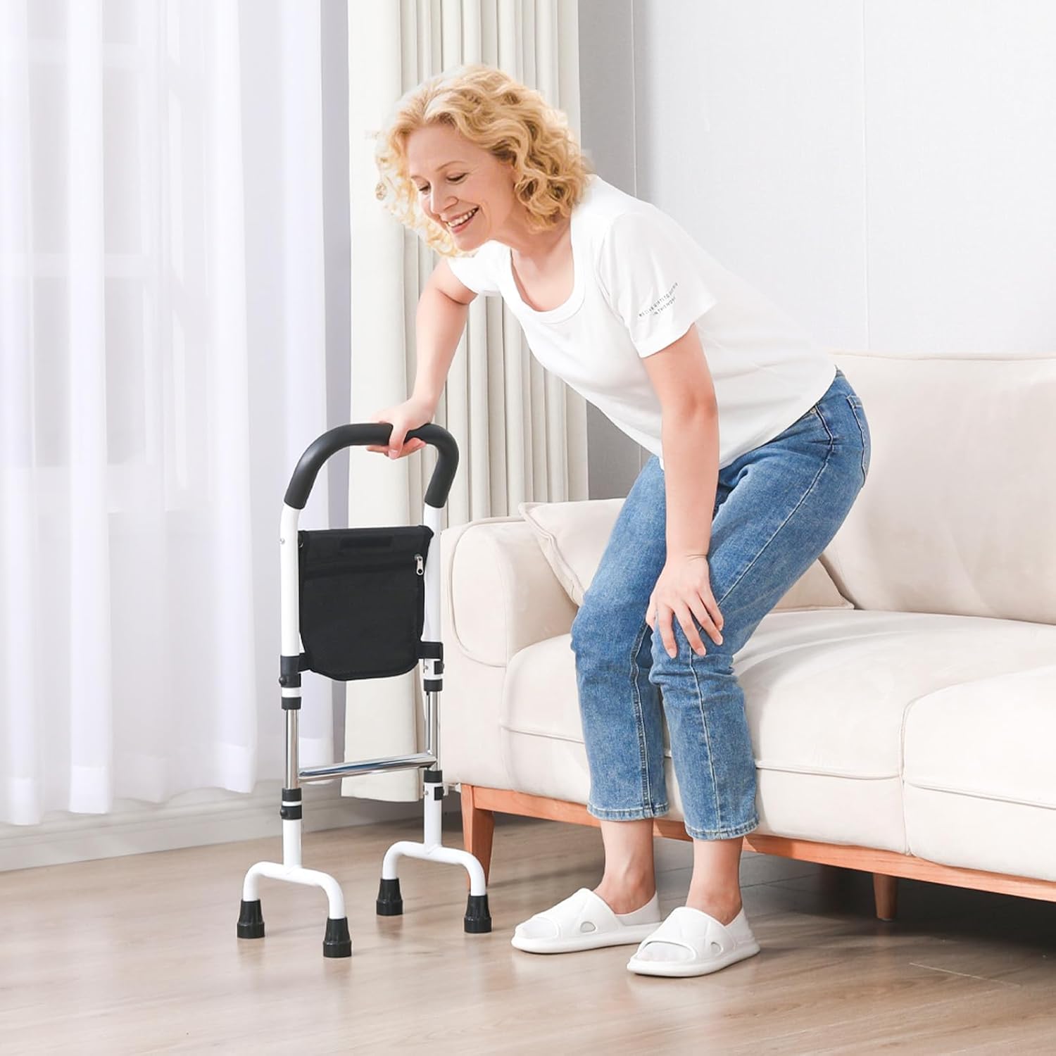 Pomoc przy wstawaniu dla seniorów - Pomoc przy wstawaniu z łóżka, toalety, kanapy - Wsparcie stabilności