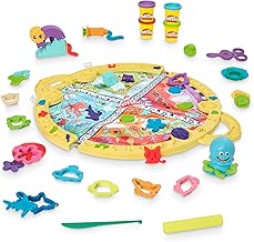Play-Doh Fold and Go Playmat Starter Playset for Toddlers, Non-Toxic Modelling Compound Set, Creative Toys for 3+ Year Old Kids