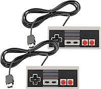 Vista 9 de TheKidMall NES Classic Mini Edition Wired Controller for Nintendo Mini Video Game Console with Extra Long 6 Cable 6-Pin Plug Compatible With NES