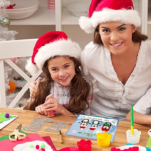 Miniatura 4 de GLOBLELAND Troqueles de corte de pingüino de invierno, para regalo, troqueles de acero, copos de nieve, palabras troqueladas para álbumes de