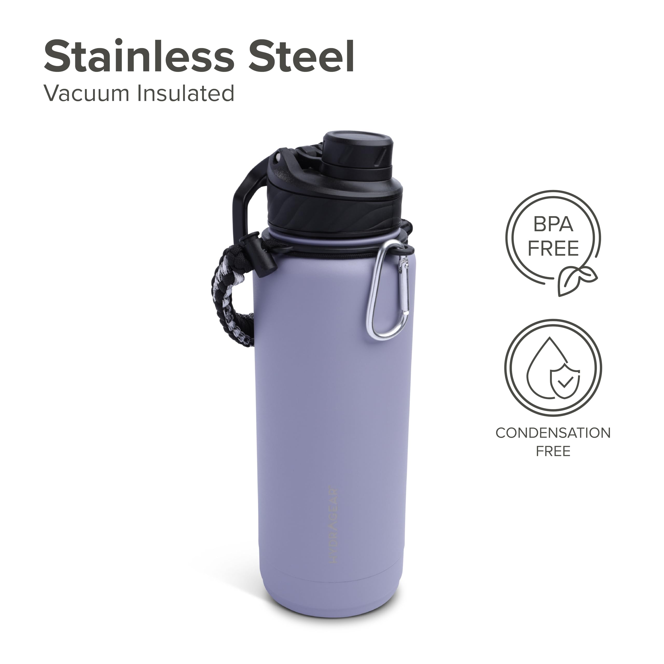 Amazon.com: Hydragear Zenith Chugger Stainless Steel Bottle with