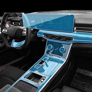 DhaEy Para Chery Exceda VX 2021-2022 Interior do carro Console central TPU transparente Película protetora Anti-risco Filme de reparo