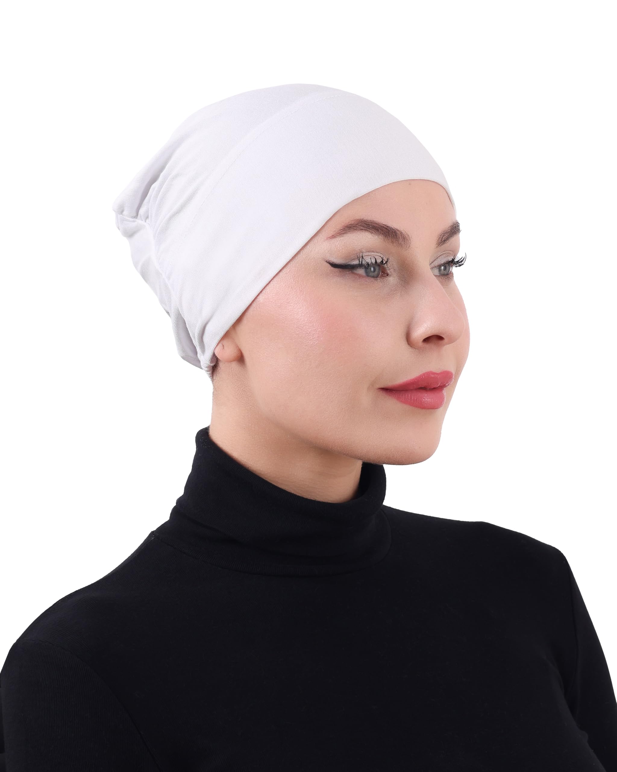 Chemo Headwear for Women - Soft Cotton Beanie Turban Sleep Cap - Cancer Head Scarf for Hair Loss