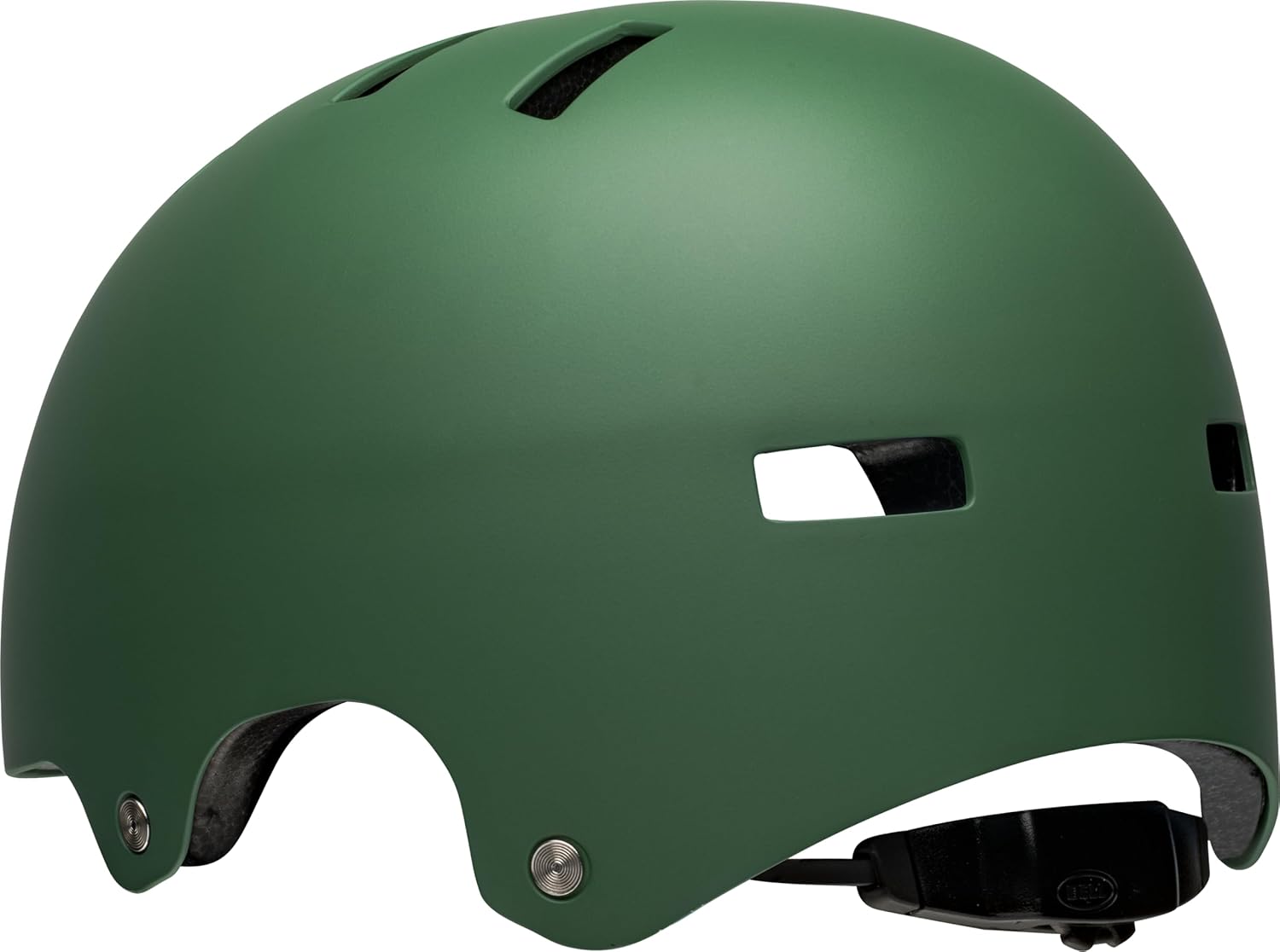 Bell Local Adult BMX Bike Helmet - Matte Dark Green (2024), Medium - Image 3