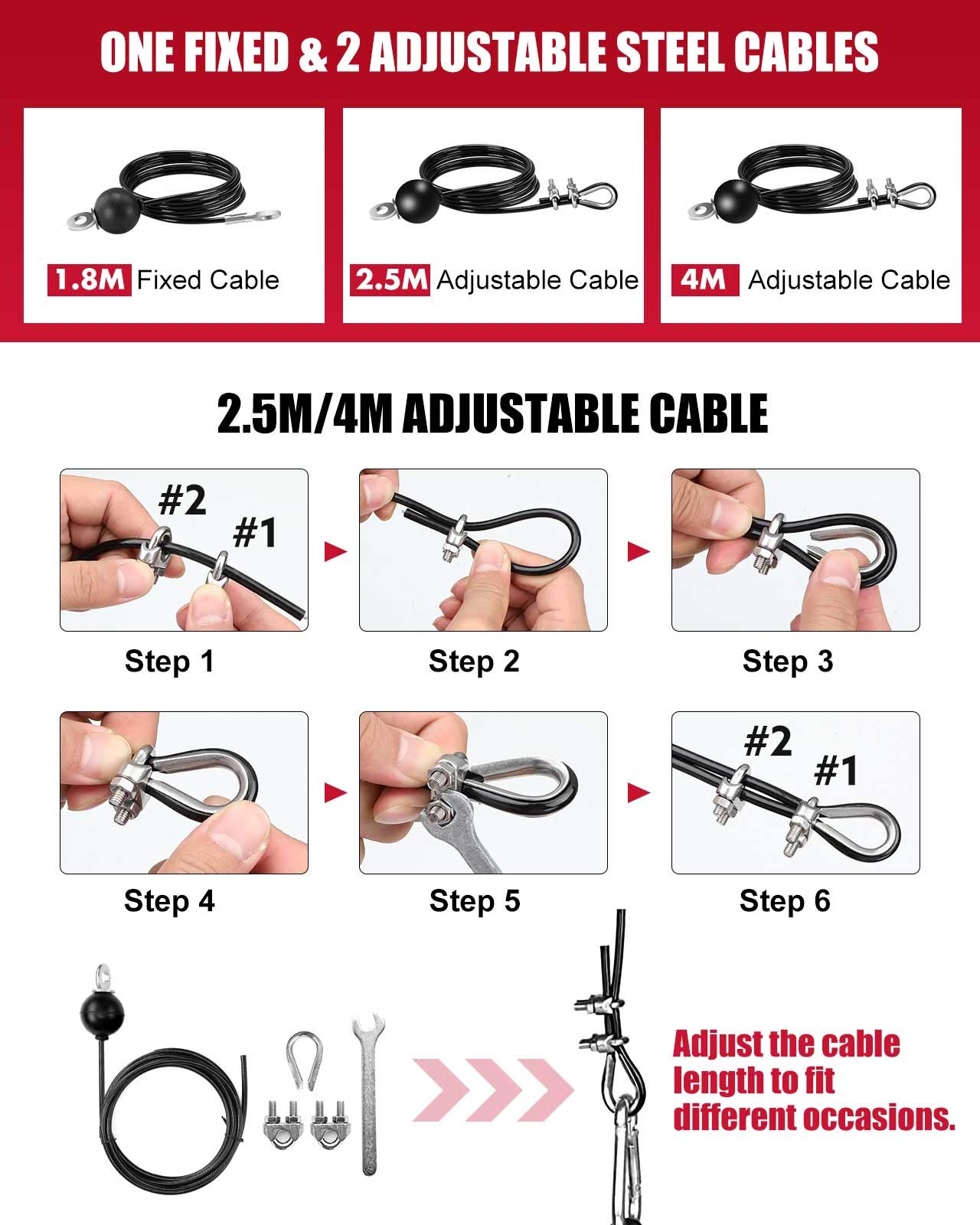 Fitness Lat and Lift Pulley System Gym, Lat Pulldown Bar Cable Pulley