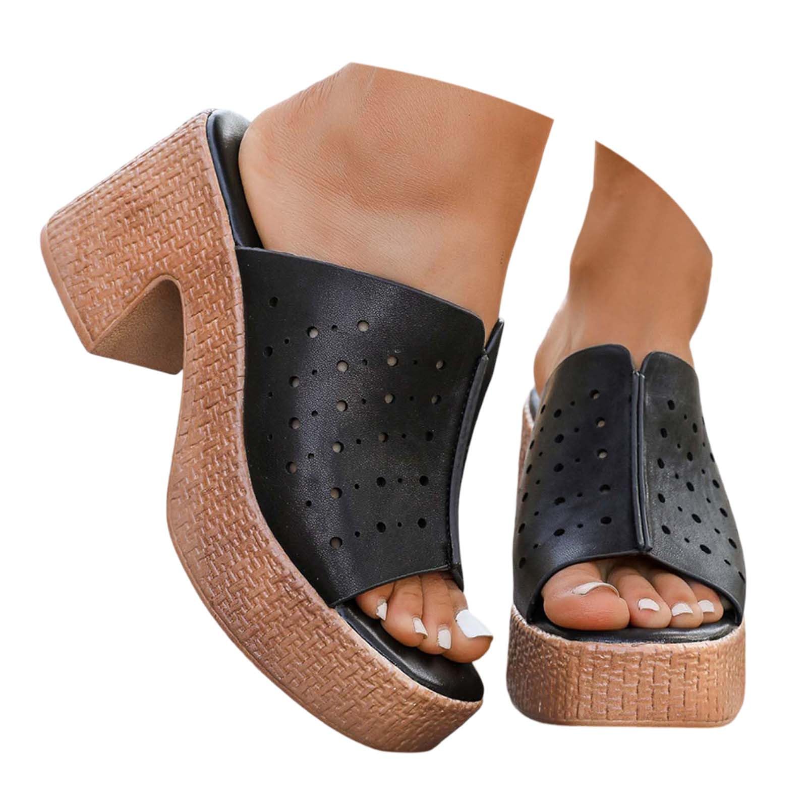 Chaussures plates de plage style sabot de bloc pour vos vacances d'été - 6