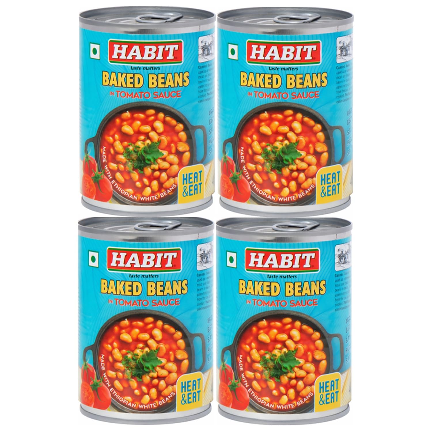 Habit Baked Beans in Tomato Sauce | Nutritious and Healthy | Ready-to-eat | Rich and Hearty | Classic Comfort Food | Ready to Serve |450 gm |Pack of 4|-picture-12