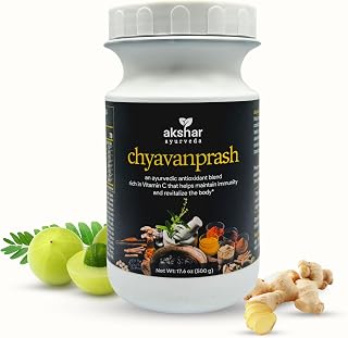 Ayurveda Chyavanprash Organic(17.6 oz / 500g) – Pure Ayurvedic Herbal Mix with Organic Ashwagandha, Amla (Indian Gooseberry) & Honey – Boost Immunity, Energize & Rejuvenate Naturally