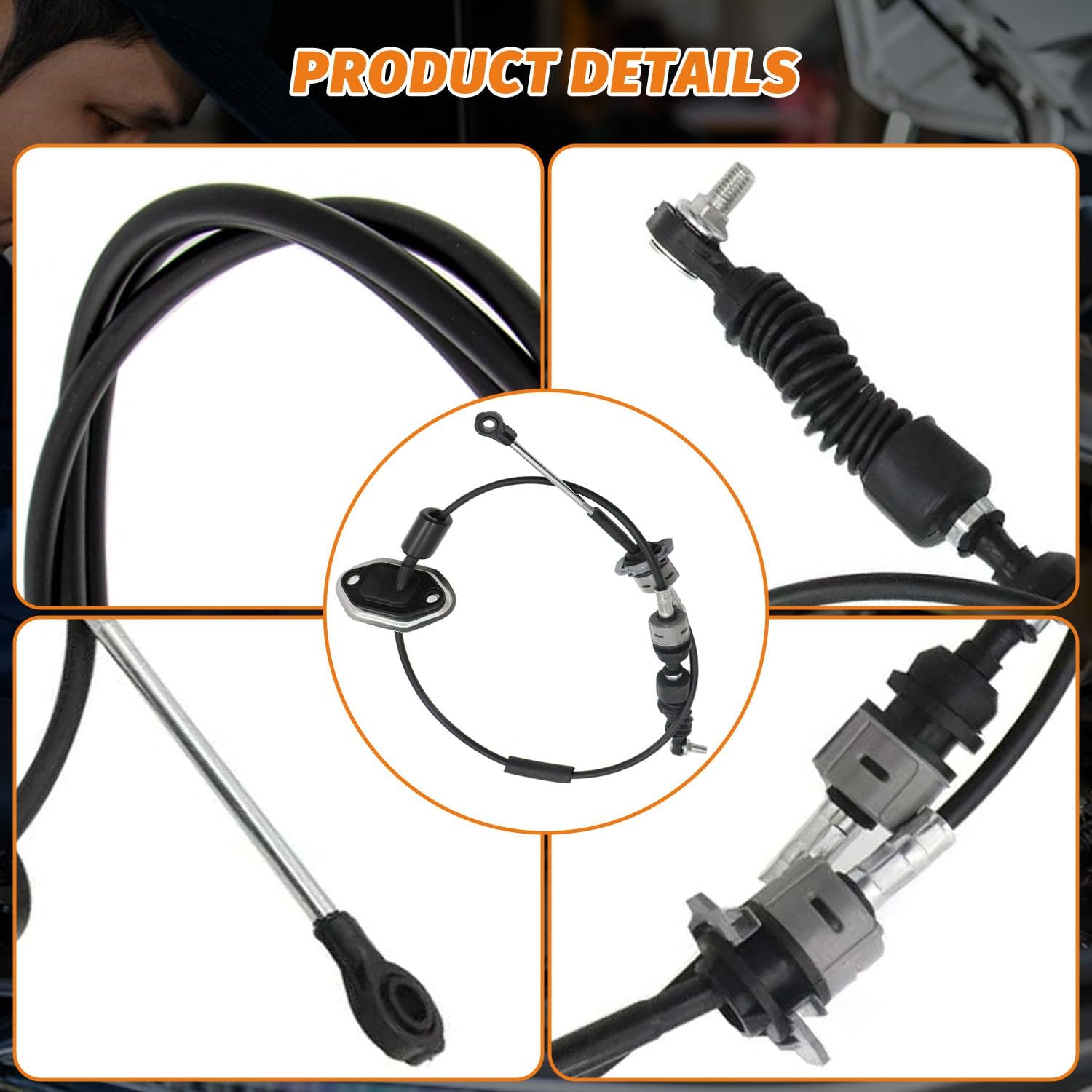 46790-2K150 Automatic Transmission Shift Control Cable Compatible with Kia Soul 2010-2011 2.0L,Gear Shifter Cable 467902K150