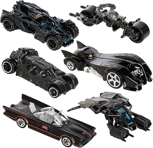 Hot Wheels 2015 Batman Conjunto de 6 exclusivos vehículos fundidos