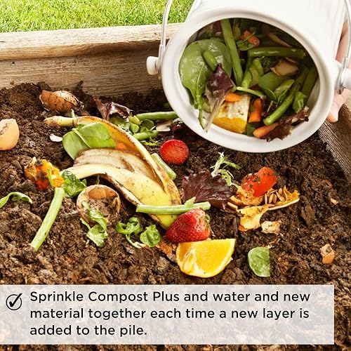 Miniatura 5 de Dr. Connie's Compost Plus 100x Acelerador concentrado de compost natural | Mezcla de microbios de acción rápida para contenedores, vasos y pilas de