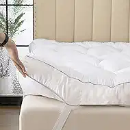SHOUREN Memory Foam Mattress Topper Twin for Back Pain Relief, 2~3In Thick Plush Gel Foam Bed Topper 1700 GSM, Smooth & Supportive Pressure Relief, 75" x 39"