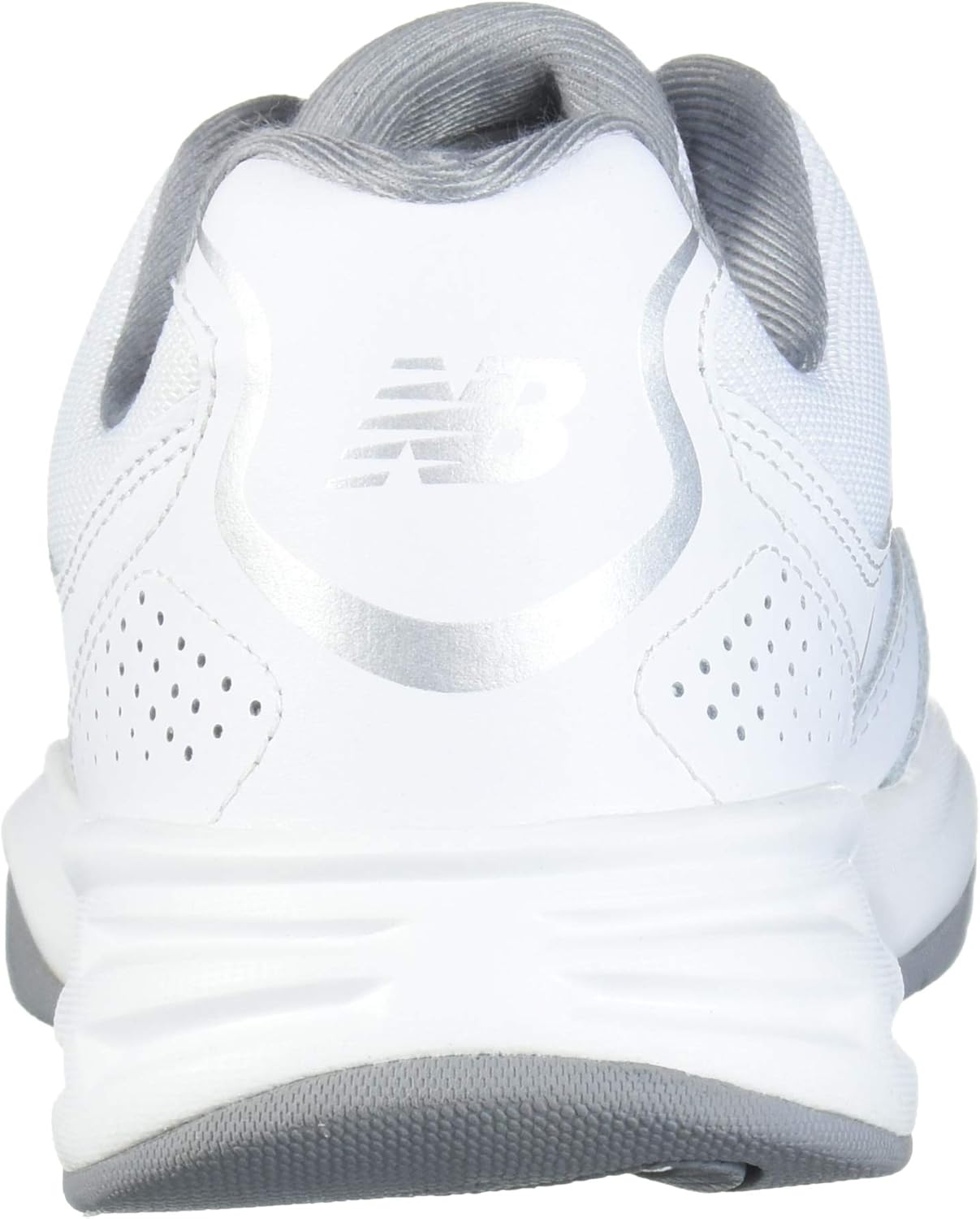 New Balance Men's 411 V1 Training Shoe 7 White/Silver Mink