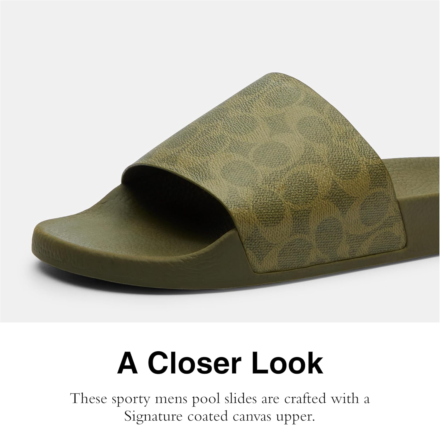 COACH mens Slide Sandal - Image 4