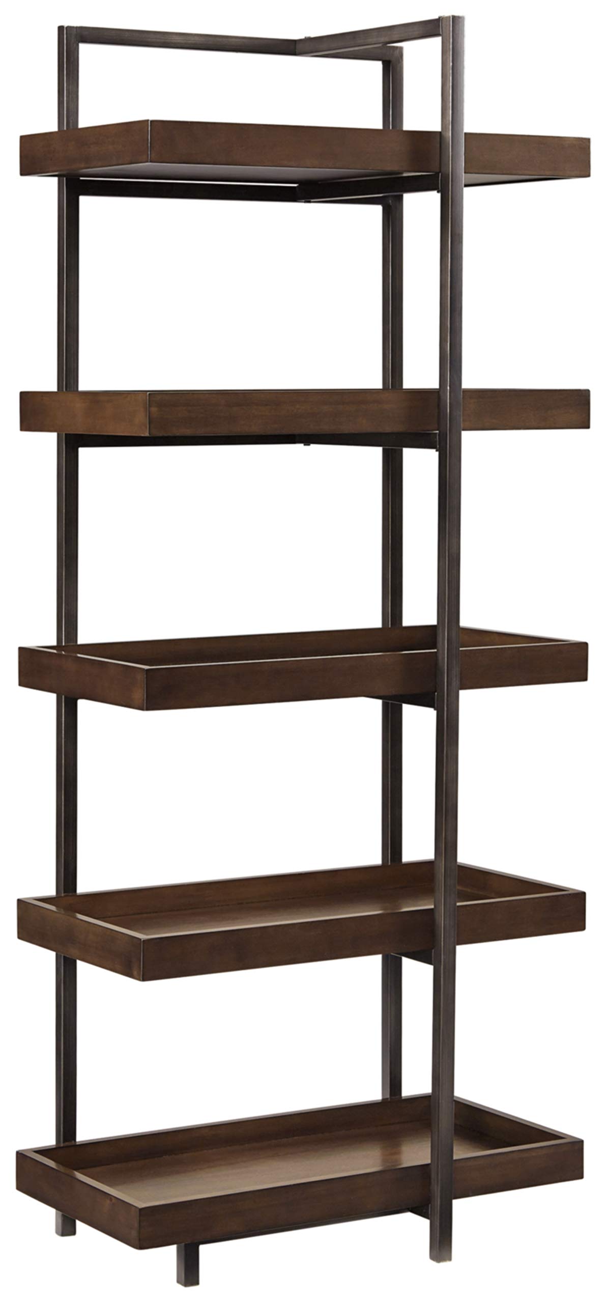 Starmore Industrial Entertainment Center Pier or Bookcase, Brown