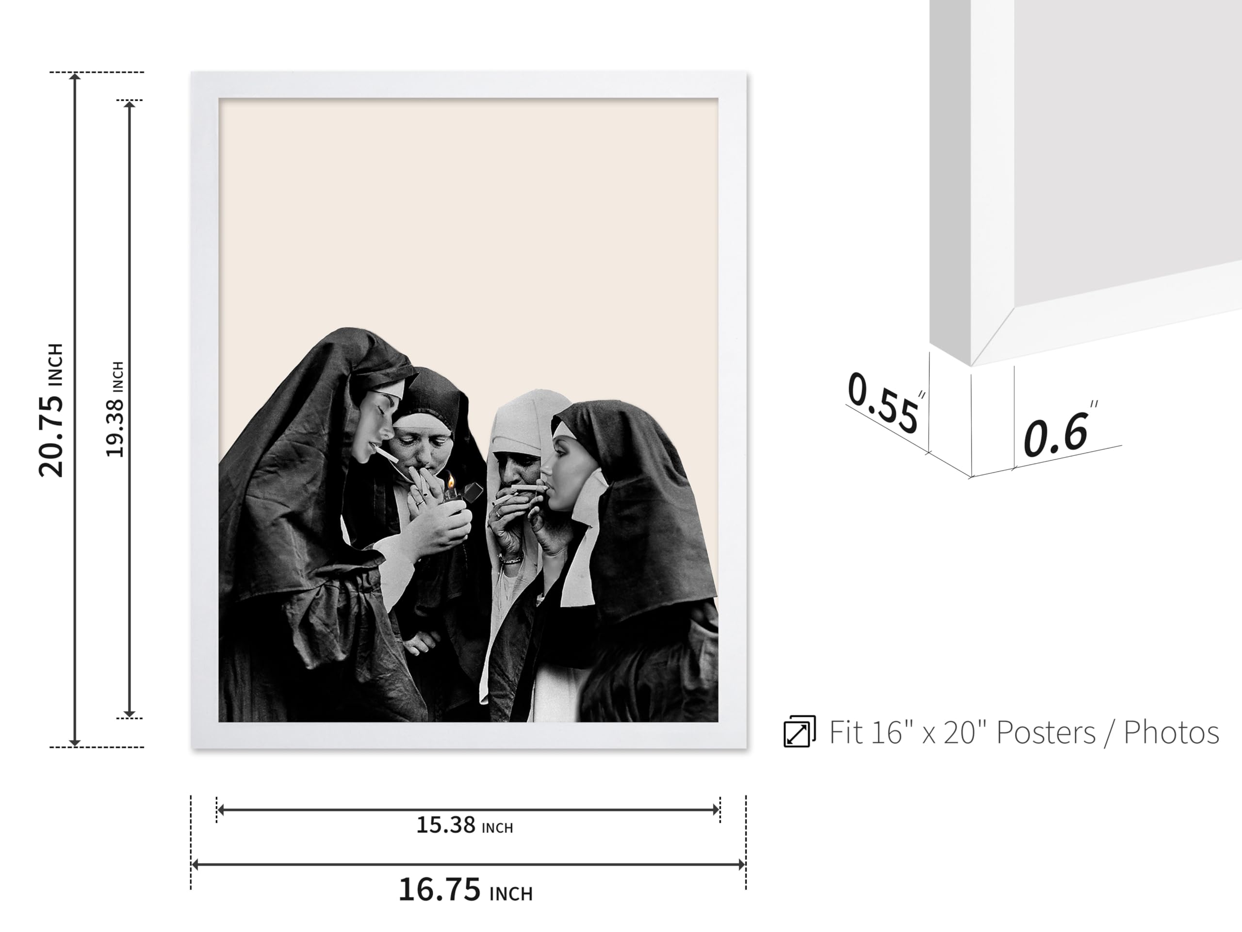 nuns smoking cigarettes poster Amazon.com: Poster Master Smoking Nuns Poster - Retro Nuns Smoking Print -  Photography Art - Whimsical Sisters - Altered Print - Cigarette & Cigar  Illustration