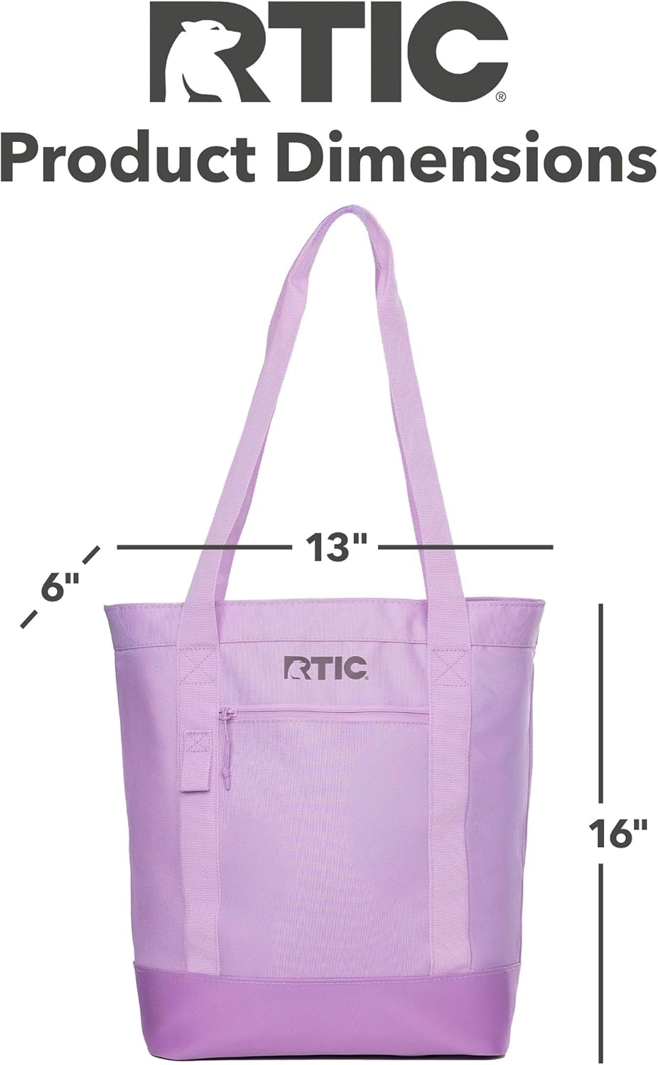 RTIC Everyday Insulated Slim Tote Cooler Bag, Waterproof for Beach, Grocery, Shopping, Fits 4 Wine Bottles or 24 Cans, 15L - Image 5