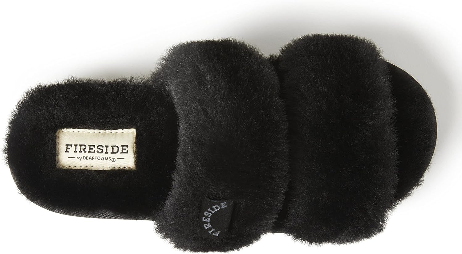 Dearfoams Women's Fireside Benalla All Over Shearling Double Band Easy On/Off Slide Slipper - Image 5