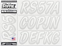 Vista 94 de Stiffie Whipline - Calcomanías de identificación alfanuméricas, adhesivos de números de registro para barcos y embarcaciones personales