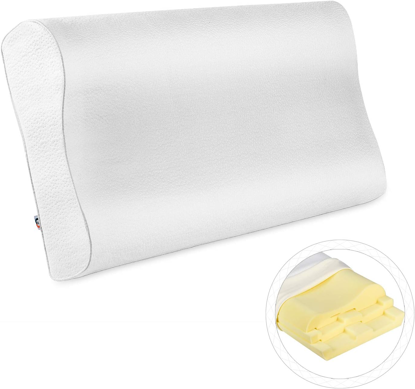MASTERY MART Adjustable Height Pillow