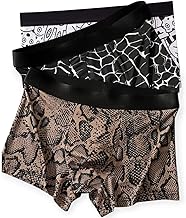 Men's Cotton Ice Silk Boxer Briefs, Breathable, Camouflage Printed, Casual Style