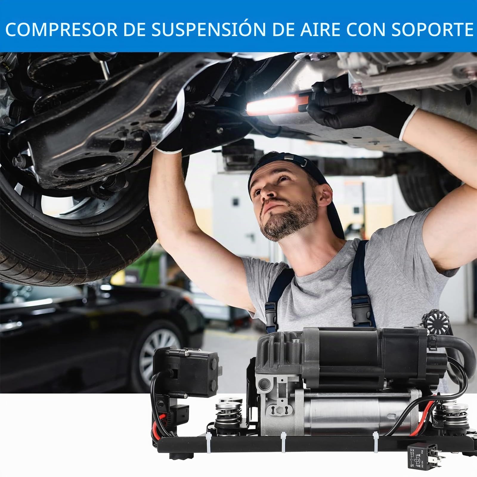 37206784137 Compresor de suspensión neumática, bloque de válvulas de suspensión neumática de repuesto para 5er F07 F11 GT 2009-2016, 7er F01 F02 F03 F04 2008-2015 37206789165 37206875176