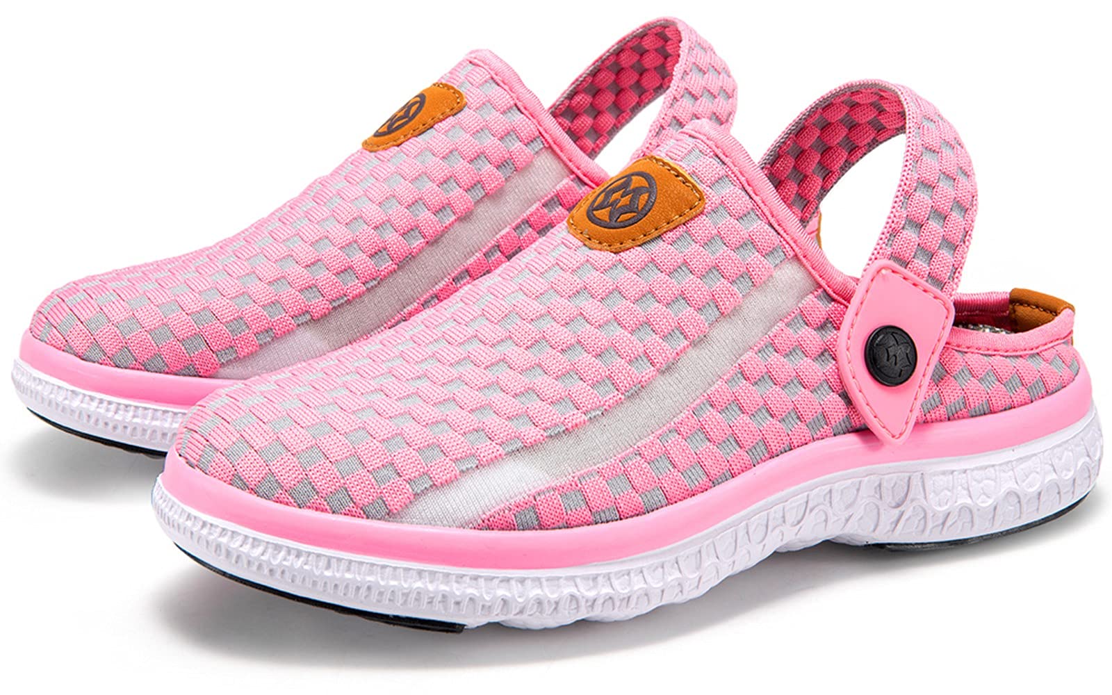 Zuecos Mujer Hombre Zapatillas de Playa Sandalias Piscina Verano Respirable Zapatos de Jardín Antideslizante Clogs Malla Casual Pantuflas