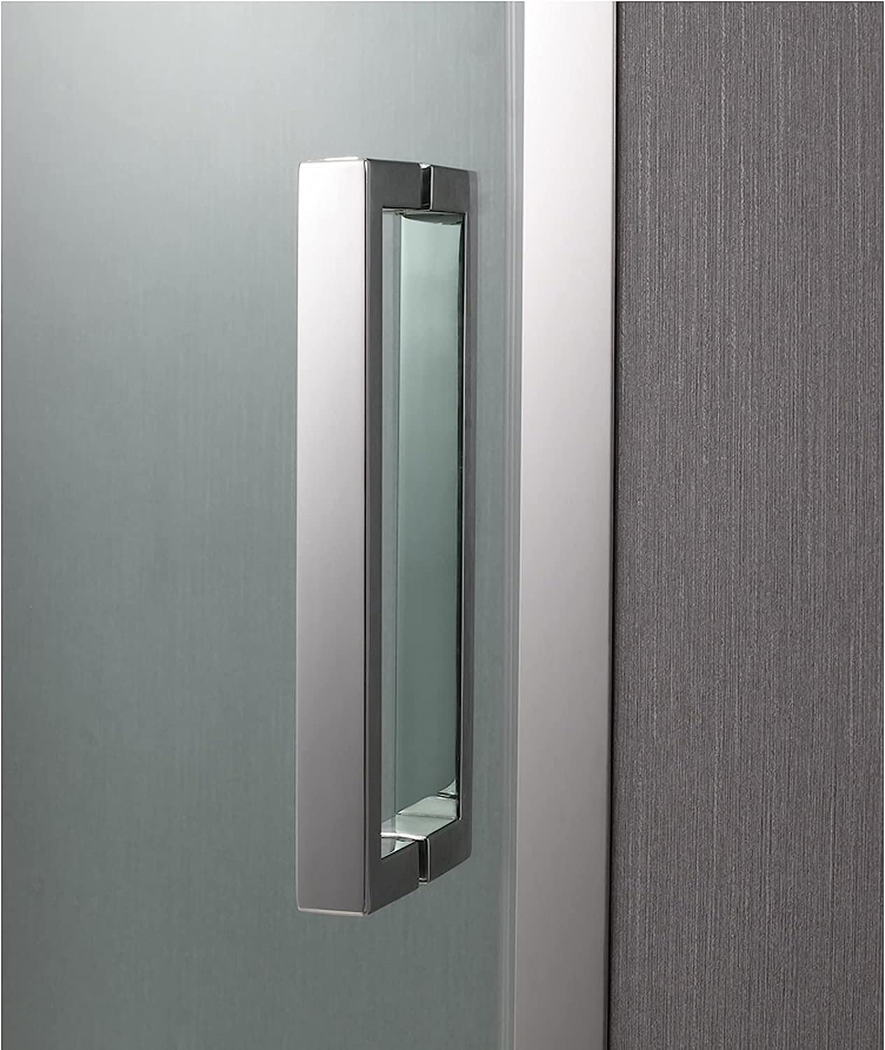 Tirador de acero inoxidable 175mm LWX para puertas correderas de cristal de ducha