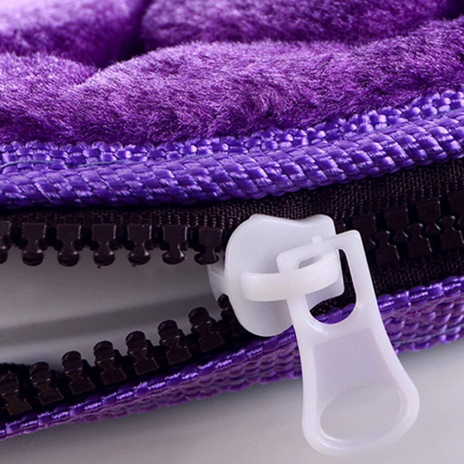 Toilet Seat Pad Soft Toilet Seat Cushion Toilet Seat Warmer Washable Toilet Seat Mat with Zipper Closure