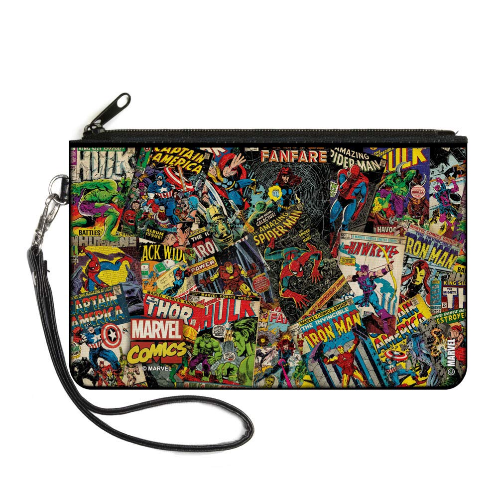 Buckle-Down womens Buckle-down Zip Marvel Comics Large Wallet, Multicolor, L UK