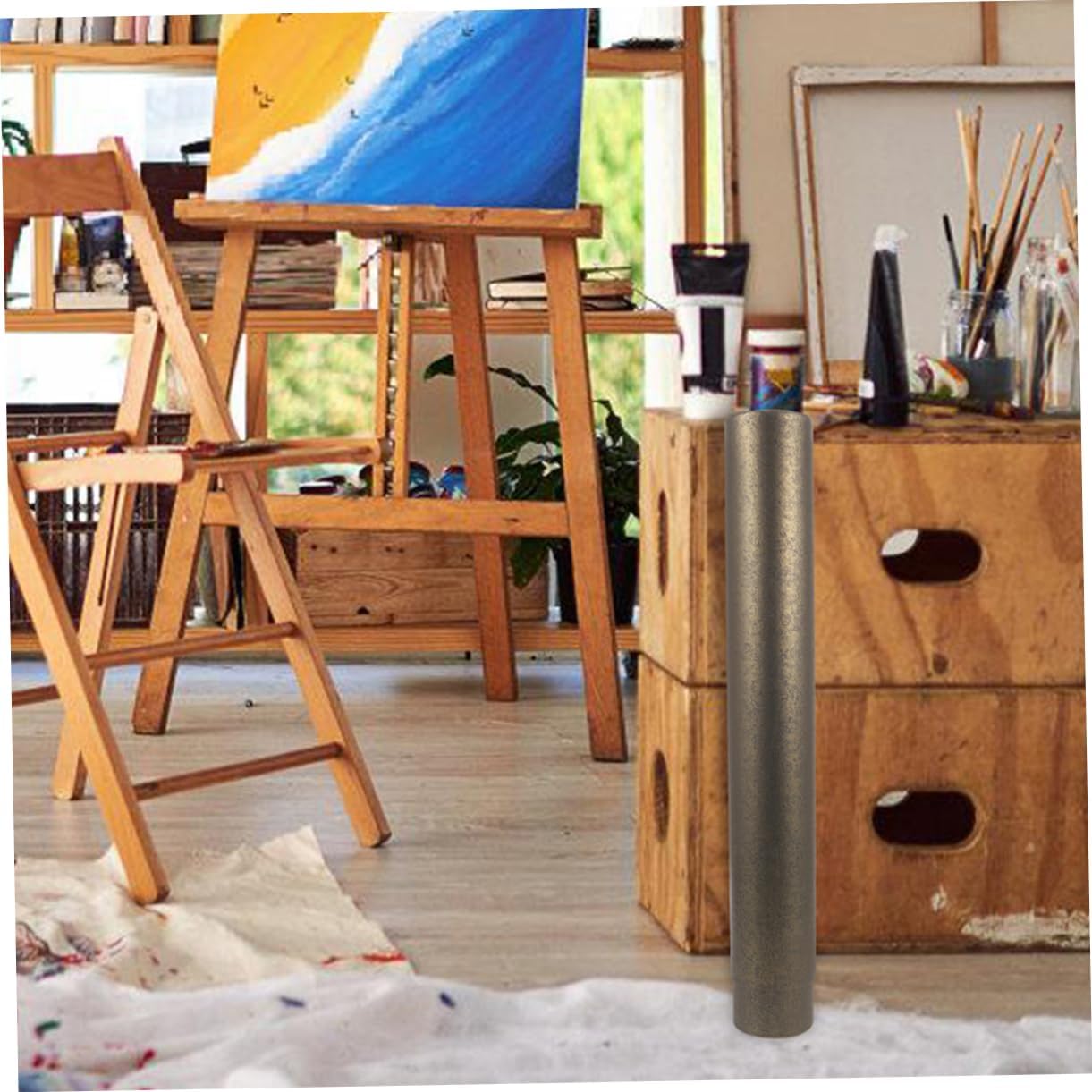 Retractable Poster Storage Tube Mailing Tube for Art Blueprints Documents Durable Construction Cap for Transporting and Storing Posters and Maps