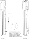 Amazon Basics Rectangular 6-Outlet, 200 Joule Surge Protector Power Strip with Circuit Breaker, 2 Foot Cord Length, White - Pack of 2
