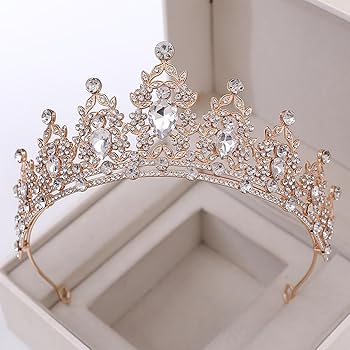 Couronne De Reine Baroque Pour Femmes, Diadèmes Vintage Avec Pierres