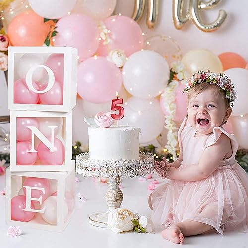 Miniatura 5 de Velas de cumpleaños con número (4 velas rojas) 3D con forma de diamante número Happy Birthday Cake Velas para fiesta de cumpleaños, boda, decoración