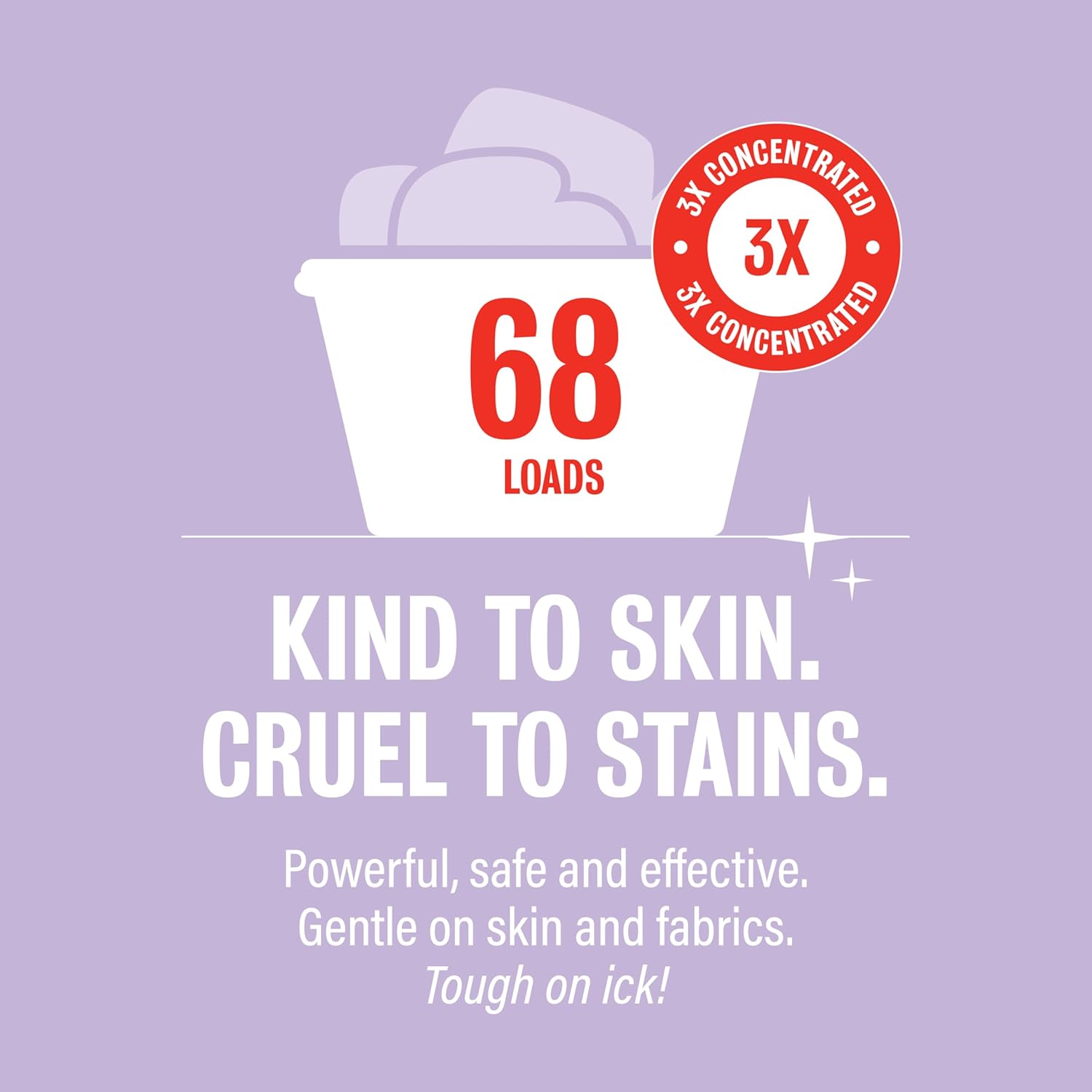 Rebel Green Organic Laundry Detergent - Natural Laundry Soap - Liquid Laundry Detergent with Dispenser Cup - Gentle Laundry Detergent - Fresh Lavender & Grapefruit Scent - 68 Load Bottles, 2 Pack - Image 3