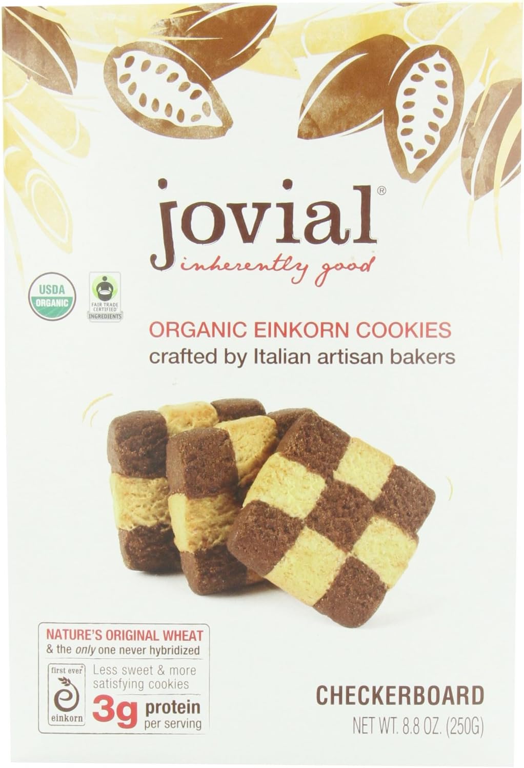 Jovial Organic Einkorn Checkerboard Cookies Organic
