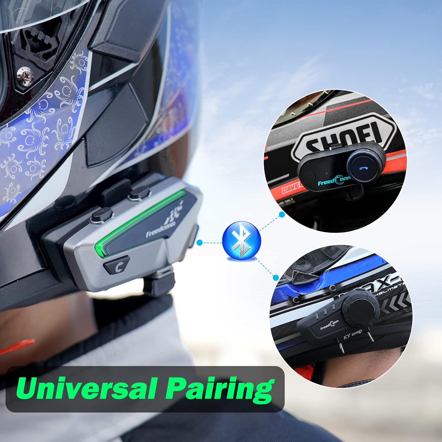 Buy Helmet Bluetooth Headset FreedConn FX 210Riders